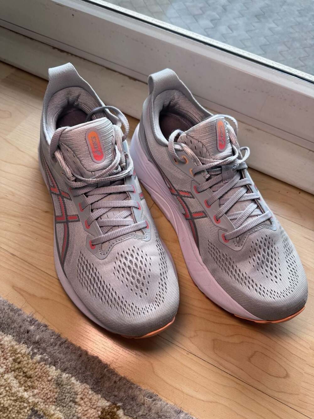 Asics Gel-Kayano 30 Women's Running Shoes Size 10 Grey Orange 1012B670